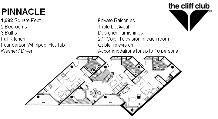 The Cliff Club Floor Plans - Timeshares at Snowbird Utah - listed with  Cottonwood Canyons Realty