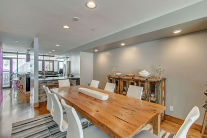 Townhouse 6 Dining room kitchen